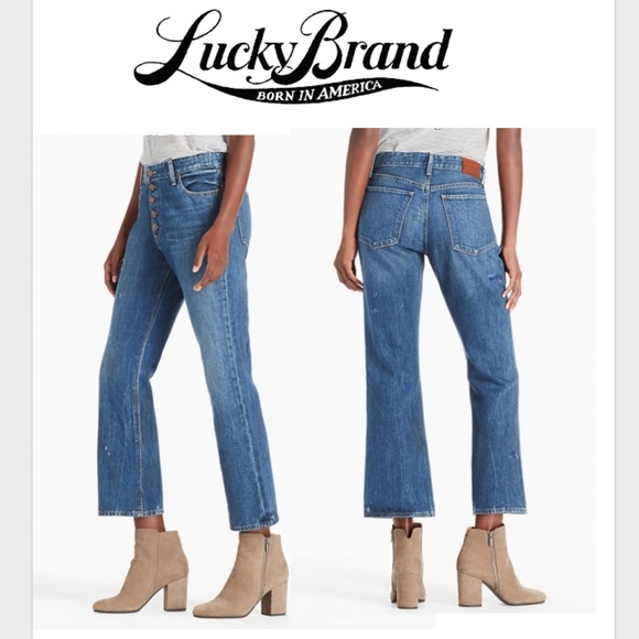 Lucky Brand Denim - NEW High Rise Kick Flare Button Front LUCKY BRAND